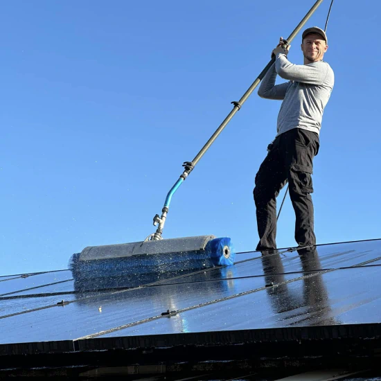 Washburn Solar Cleaning a